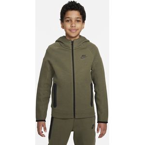 Nike Sportswear Tech Fleece Hoodie Kids Mica Green Maat 128/140