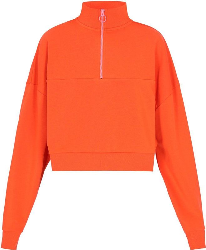 myMo - Sweatshirt - Back-To-School Collectie - Gebreide Stof - Hoge Opstaande Kraag