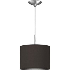 Home Sweet Home hanglamp Bling - verlichtingspendel Tube Deluxe inclusief lampenkap - lampenkap 25/25/19cm - pendel lengte 100 cm - geschikt voor E27 LED lamp - zwart