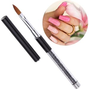 GUAPÀ® Acryl Penseel | Nagel Penselen | Nail Art penselen | Nail Brush | Nepnagels | Acrylic Nails | Acryl Brush | Acryl Forms | Zwart Acryl Penseel