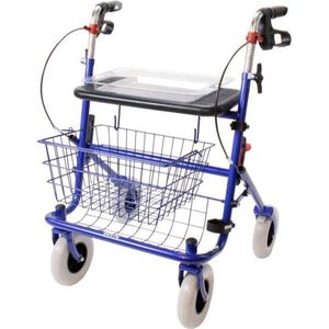 Rollator Basic XL Provo zitbreedte 60cm blauw