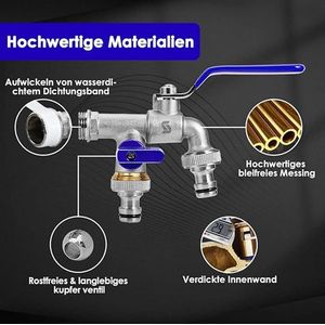 kogelkraan / Tuinkraan, accessoires van roestvrij staal,