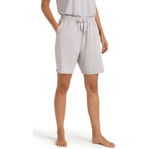 Damen Loungewear drukvrije tailleband modal katoen korte broek dames dusty iris - maat 8241