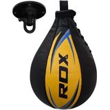 RDX Sports Bokstraining lederen Speedbal | Speed Bag inclusief stalen swivel