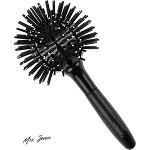 Mrs. Jones 3D Bomb Curl haarborstel Ball Blowdry stylingborstel ontwarren vormgeven krullen definiëren vrouwen minder trekken B .