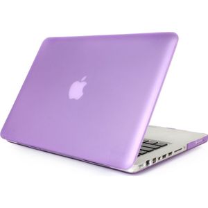 Mobigear - Laptophoes geschikt voor Apple MacBook Pro 15 Inch (2008-2012) Hoes Hardshell Laptopcover MacBook Case | Mobigear Matte - Paars - Model A1286