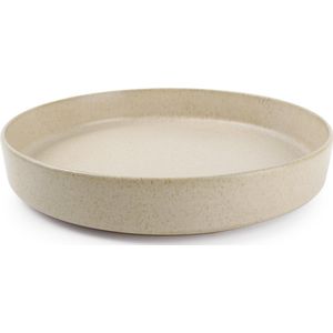 BonBistro Diep bord 24xH4cm beige Pila (Set van 3)