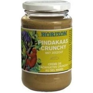 Horizon Pindakaas Crunchy met Zout Bio 350 gr