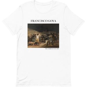 Francisco Goya 'De Derde mei 1808' (""The Third of May 1808"") Beroemd Schilderij Hoodie | Unisex Premium Kunst Hoodie | Wit | XS