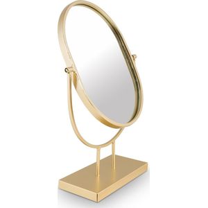 vtwonen Spiegel op standaard - Ovaal - Goud - 31.1cm