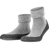 FALKE Cosyshoe antislip noppen merinowol huissokken pantoffels heren grijs - Maat 39-40