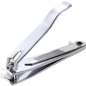 Nagelknipper van roestvrij staal - Wetenschappelijk ontworpen nagelknipper - Gemakkelijk vast te houden en te gebruiken - Comfortabele en schone knipbeurt - Geschikt voor kinderen en volwassenen - (7,4 cm)