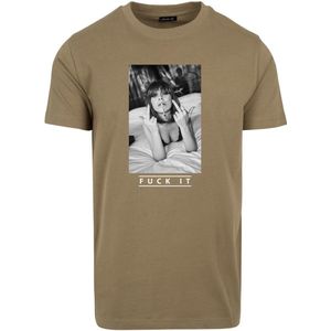 Mister Tee - Fuck It 2.0 Heren T-shirt - XS - Olijfgroen