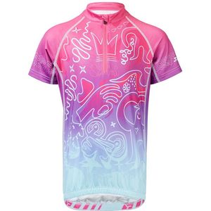 Silvini Scrivia Korte Mouw Wielertrui Roze 9-10 Years Meisjes