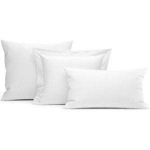 Heckettlane White Kussensloop Elementi 60x70 cm, gemaakt van 100% Katoen-Satijn