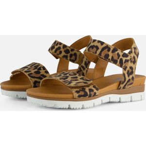 Giga Leopard Sandalen bruin Leer - Dames - Maat 37