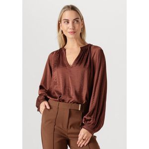 Aaiko - Alanza Vis 521 - Top - Donker Groen - Lange Mouw