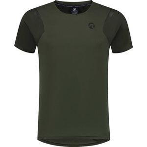 Rogelli ADVNTR Distance MTB Shirt Heren - Korte Mouwen - Groen / Zwart - Maat XXL