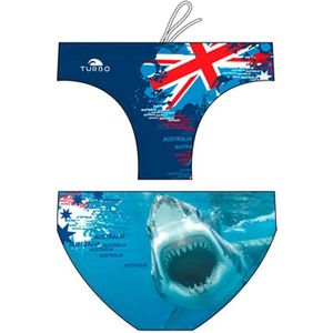 Turbo Shark Australia 2015 Waterpolo Zwemslip Blauw M Man