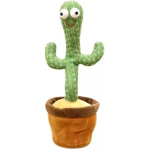 DW4Trading Dansende Cactus Speelgoed - Interactieve Pratende Knuffel - 120 Liedjes - Recorder - Baby