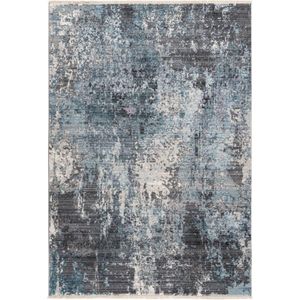 Lalee Medellin | Modern Vloerkleed Laagpolig | Silver Blue | Tapijt | Karpet | Nieuwe Collectie 2024 | Hoogwaardige Kwaliteit | 200x290 cm