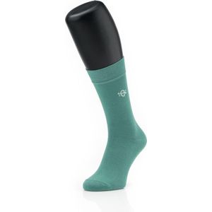 Owen Smith 2-pack - Herensokken donker mint groen - maat 39-42