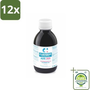 Curasept - Mondspoeling - 0,05% Chloorhexidine - Voor Mondhygiëne & Tandvlees - 200 ml - Voordeelverpakking - 12 stuks - Mondverzorging - Mondspoeling