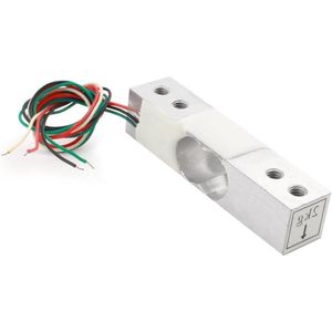 Rechthoekige elektronische weegschaal van aluminiumlegering - 2 kg voor keuken en badkamer - Sieraden weegschaal met laadcel