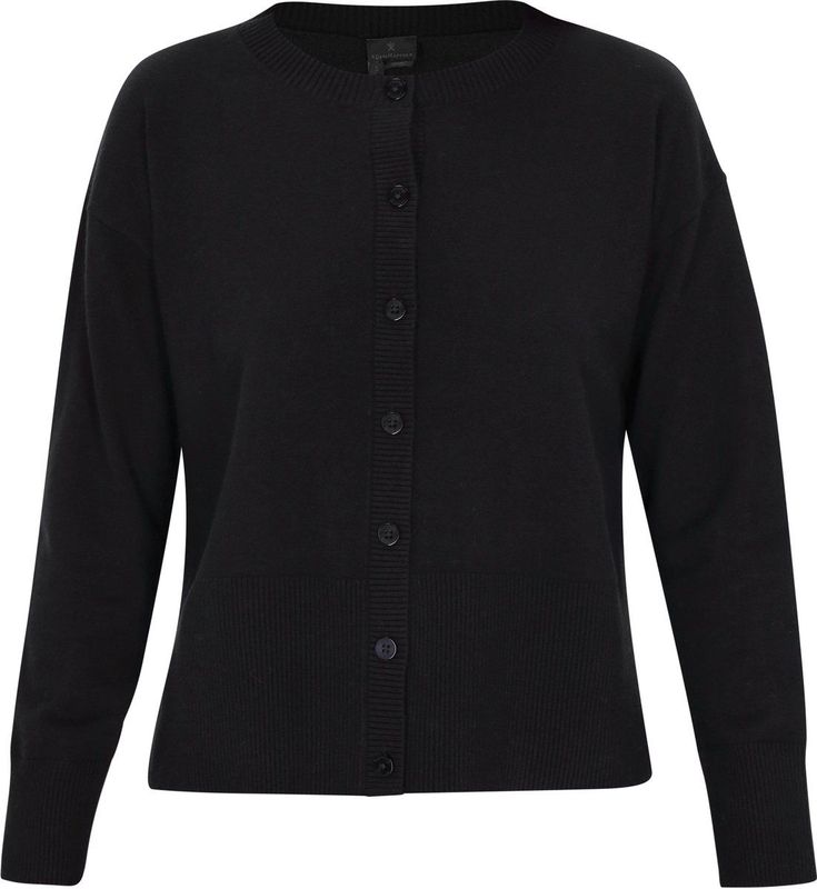 DreiMaster Klassik Gebreid vest  zwart