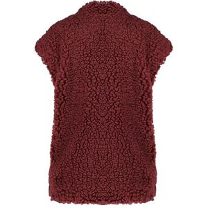 DIDI Dames Teddy gilet grof Red mahogany maat 46/48