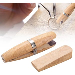 Sieradendooshouder, Draadpincet & Werkbank voor Professioneel Sieraden Maken met Edelsteeninstelling