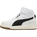PUMA - Sneakers - Puma white/Puma black/Vapor gray - Klittenbandsluiting - Enkelhoog