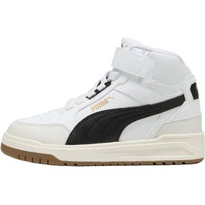 PUMA - Sneakers - Puma white/Puma black/Vapor gray - Klittenbandsluiting - Enkelhoog