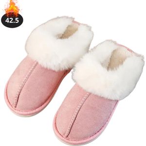 Bovista Warme Pantoffels - Sloffen - Slippers - Dames - Heren - Pluche - Maat 36.5 - Roze