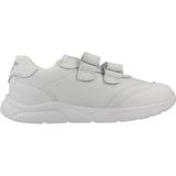 Pablosky Uniseks sportschoenen van leer met klittenbandsluiting, Wit, 21 EU