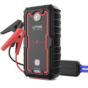 Auto Acculader 2000A - 8 in 1 Starthulp - Jumpstarter - Accu Oplader Auto - Powerbank - SOS - LED Zaklamp - Incl. Schokbestendige Opberghoes