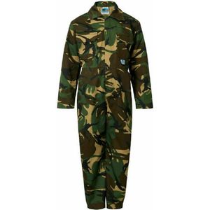 Camouflage overall - maat 110/116 - legerprint pak