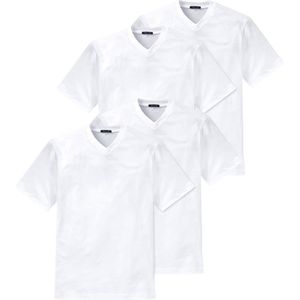 Schiesser - Essentials - T-shirt - V-Ausschnitt - 4er-Pack - Heren