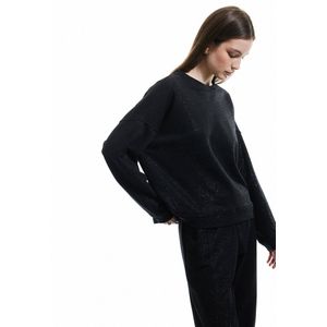 Ronde kraag Stof gedetailleerd Sweatshirt