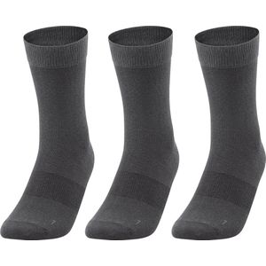 Jako - leisure socks 3-pack - leisure socks 3-pack - 35-38 - antraciet