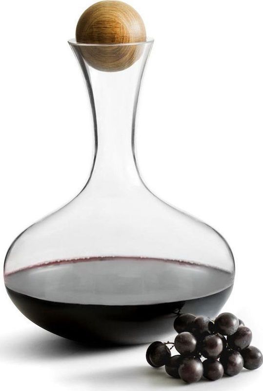 Sagaform - Nature - Wijn karaf met eiken stopper