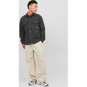 JACK&JONES - JCOGRID EDDIE WOOL BLEND OVERSHIRT LS - Heren - Overhemden