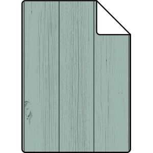 Proefstaal ESTAhome behang smalle sloophout planken saliegroen - 26,5 x 21 cm - 128852-S