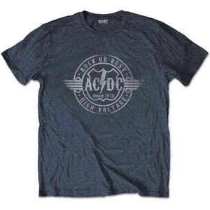 AC/DC - Rock Or Bust Heren T-shirt - 2XL - Grijs