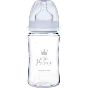 Canpol Babies | Little Prince | Easy Start Anti-Koliek babyfles | blauw | 3m+ | 240ml | 240 ml
