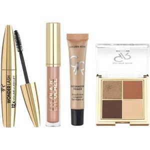 Golden Rose - Cadeaupakket Push Up Eyes - Mascara - Eyeshadow - Primer