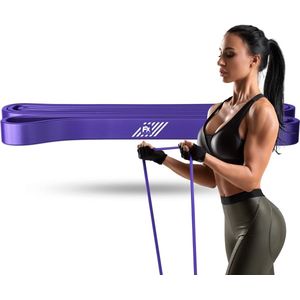 FX FFEXS Fitness Weerstandsbanden - Resistance Band Heavy Licht Paars - Fitness Elastiek - Sport Elastiek Banden - Fitness Band - Pull Up Band - Extra Sterk - Inclusief 2 Jaar Garantie