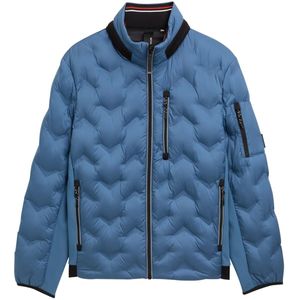 Tom Tailor - Hybride Lichtgewicht Gewatteerd Jack - Met Opbergbare Capuchon