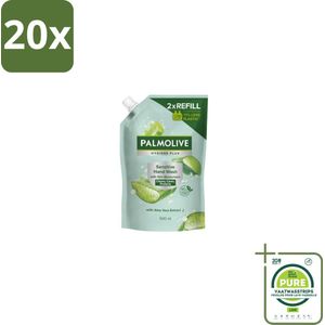 20 x Palmolive – Handzeep Navulling – Hygiene Plus Sensitive Antibacterieel – 500 ml - Grootverpakking - Handzeepnavulling - Antibacterieel - Hygiëne - Keukenhygiëne - Anti-geur