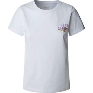 Pepe Jeans - T-shirt - Katoen - Zwart met Grote Afbeelding